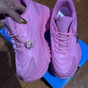 Pink Chunky Sneakers